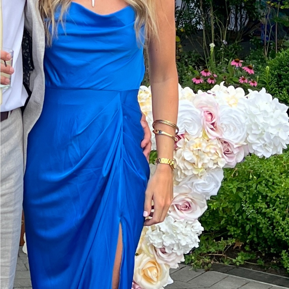 Vestique Royal Blue Maxi Dress